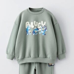 Zara Kids Sweatshirt with Bluey Design